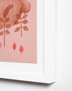 '70s Llama' Framed Art By Tea Collection -Wallpaper Store 70s Llama by Tea Collection Detail