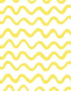 'Aegean Waves' Wallpaper By Tea Collection - Daffodil