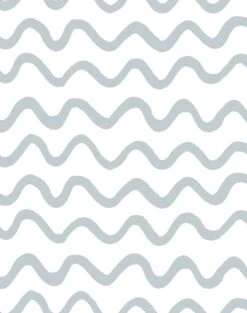 'Aegean Waves' Wallpaper By Tea Collection - Elephant