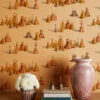 'All The Bells' Kraft Wallpaper By Sarah Jessica Parker - Natural -Wallpaper Store All the Bells by SJP on Kraft RS