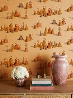 'All The Bells' Kraft Wallpaper By Sarah Jessica Parker - Natural