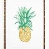 'Aloha Pineapple Framed Wood Wall Art' Framed Art By Artshoppe