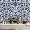 'Annika' Scandinavian' Wallpaper By Nathan Turner - Navy -Wallpaper Store Annika Navy RS e2f7e9ac dee4 4edd a125 9e107f33c398