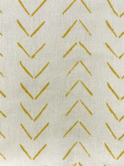 'Fabric By The Yard - Arrows - Gold On California Cotton -Wallpaper Store Arrows Gold on CA Cotton Design
