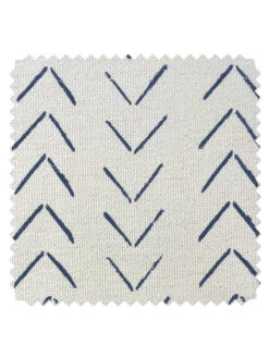 'Fabric By The Yard - Arrows - Navy On California Cotton