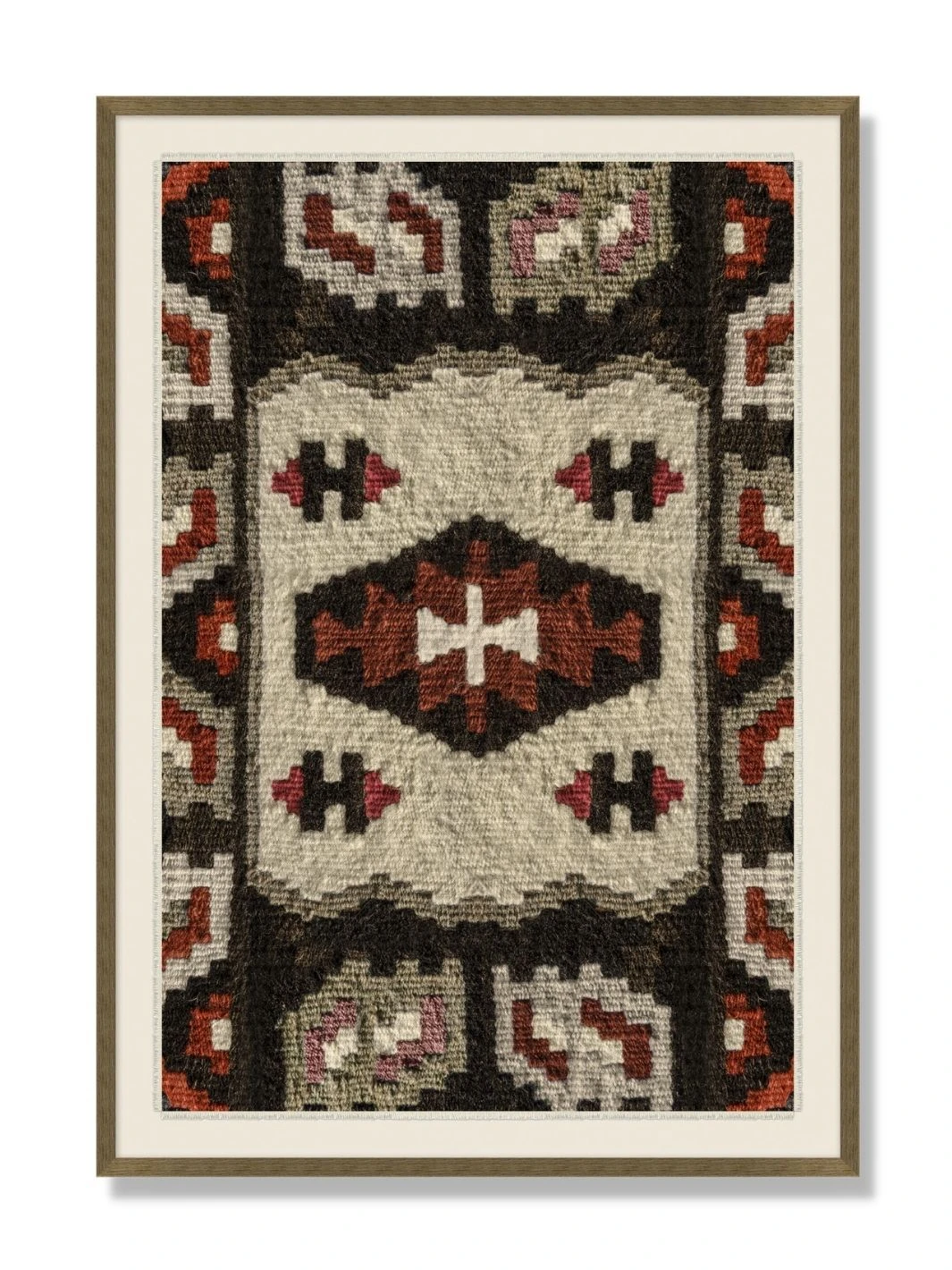 'Antique Rug' By Nathan Turner Framed Art