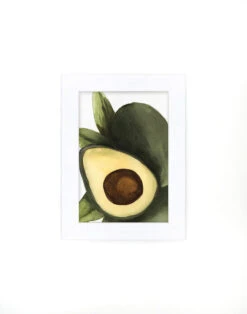 'Avocado Slice' Framed Art By Nathan Turner