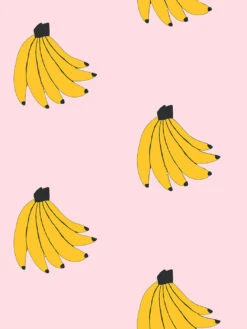 'Bananas' Wallpaper By Tea Collection - Ballet Slipper