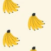 'Bananas' Wallpaper By Tea Collection - Cream -Wallpaper Store Bananas by Tea Collection Cream Design