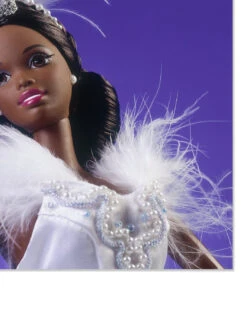 'Barbie™ Ball Gown Portrait On Acrylic -Wallpaper Store Barbie Ball Gown Portrait on Acrylic by artshoppe detail