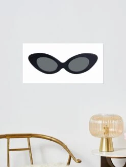 Wallpaper Store -Wallpaper Store Barbie Cateye Sunglasses on Acrylic by artshoppe RS