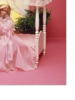 'Barbie™ Dream Bed On Acrylic -Wallpaper Store Barbie Dream Bed on Acrylic by artshoppe detail