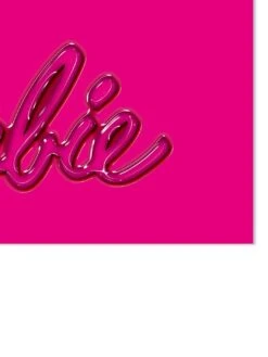 'Barbie™ Gloss Logo On Acrylic -Wallpaper Store Barbie Gloss Logo on Acrylic by artshoppe detail