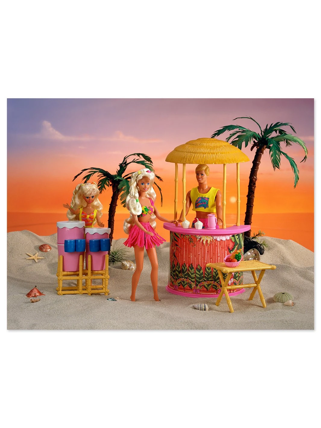 'Barbie™ Hawaii Beach Party On Acrylic 3 'Barbie™ Hawaii Beach Party On Acrylic