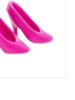 'Barbie™ Pink Pumps On Acrylic -Wallpaper Store Barbie Pink Pumps on Acrylic by artshoppe detail