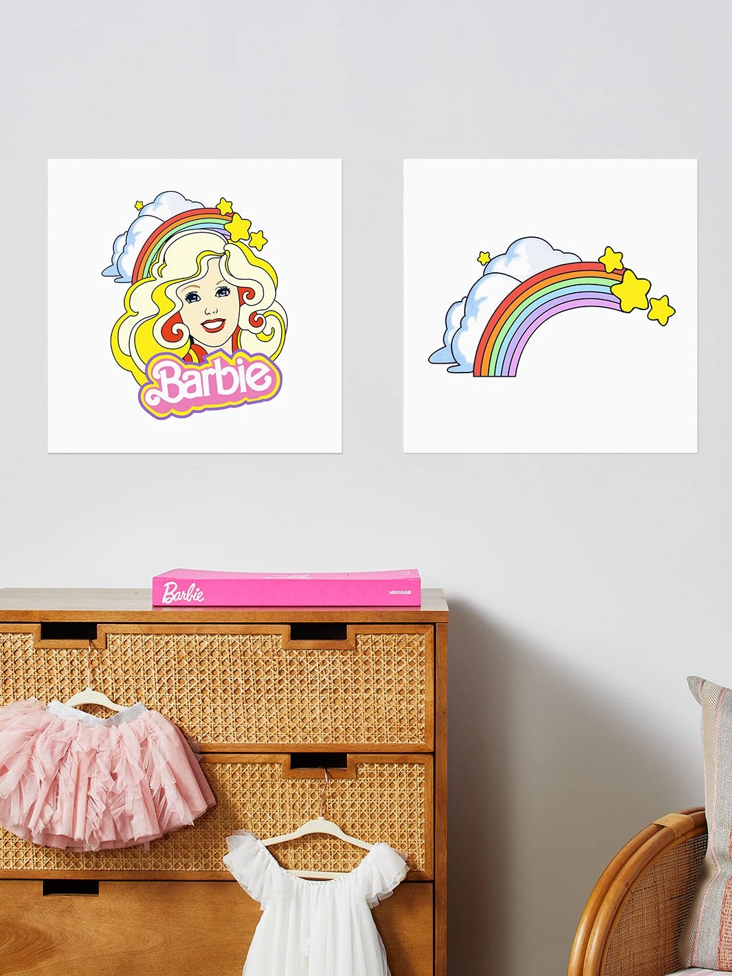 'Barbie™ Rainbow On Acrylic 4 'Barbie™ Rainbow On Acrylic - Image 2