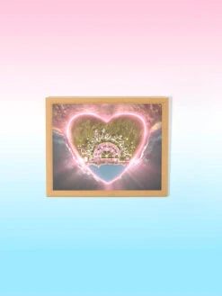 'Barbie™ Land Map' Art Print By Barbie™ -Wallpaper Store BarbieLand WoodFrame Ombrebg