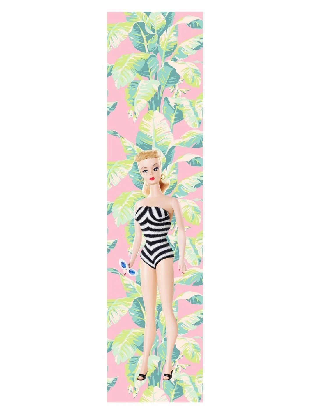 'Life Size Vintage Barbie™' Removable Wall Mural By Barbie™ - Pink & Lime 5 'Life Size Vintage Barbie™' Removable Wall Mural By Barbie™ - Pink & Lime - Image 3