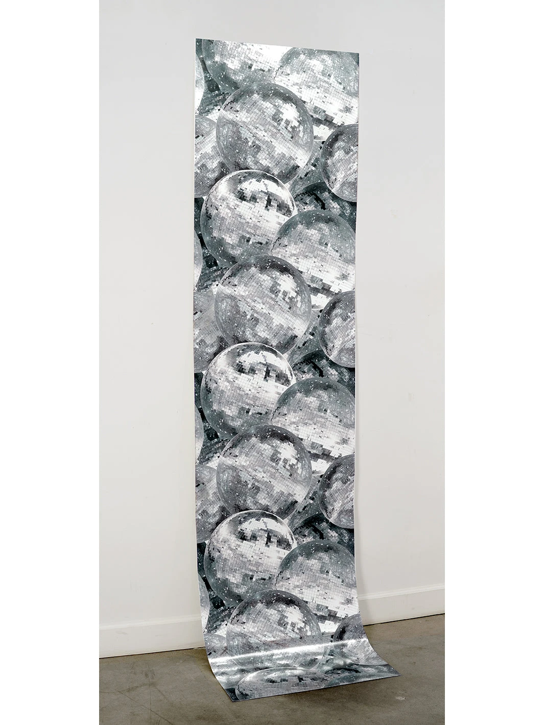 'Barbie™ Disco Ball' Wallpaper By Barbie™ - Silver On Silver Mylar 5 'Barbie™ Disco Ball' Wallpaper By Barbie™ - Silver On Silver Mylar - Image 3