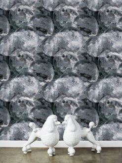 'Barbie™ Disco Ball' Wallpaper By Barbie™ - Silver On Silver Mylar