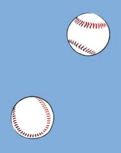 'Baseball Toss' Wallpaper By Wallshoppe - Denim -Wallpaper Store Baseball Toss Denim detail 631fbd20 1261 4696 93fd 2503753757e2