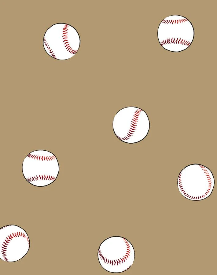 'Baseball Toss' Wallpaper By Wallshoppe - Leather 3 'Baseball Toss' Wallpaper By Wallshoppe - Leather