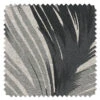 'Fabric By The Yard - Belafonte Palm - Black On Flax Linen