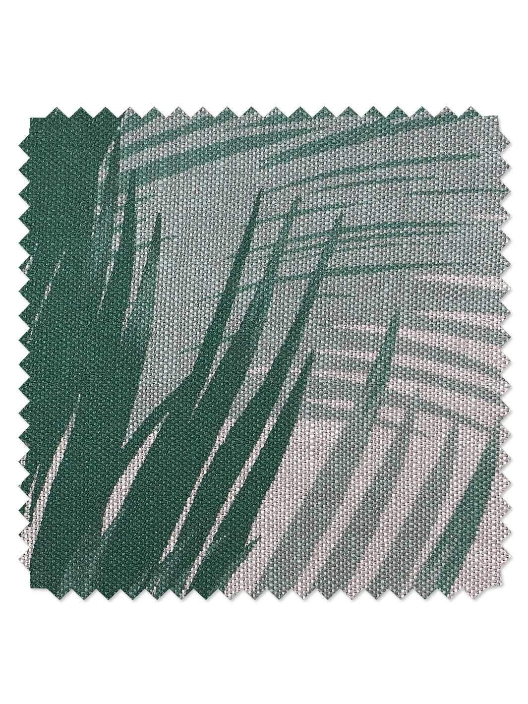 'Fabric By The Yard - Belafonte Palm - Green On Flax Linen 3 'Fabric By The Yard - Belafonte Palm - Green On Flax Linen