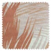 'Fabric By The Yard - Belafonte Palm - Peach On Organic Twill -Wallpaper Store Belafonte Palm Peach Organic Twill Detail