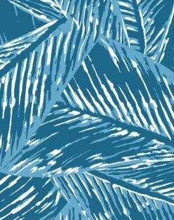 'Best Fronds' Wallpaper By Wallshoppe - Cadet Blue -Wallpaper Store Best Fronds Cadet Blue detail 98a5fa7b 824a 4885 be52 46b958902190
