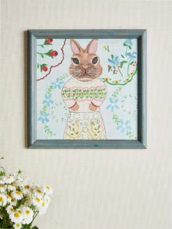 'Bunny Burchington' By Carly Beck Art Print