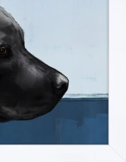 'Black Lab' Framed Art By Nathan Turner -Wallpaper Store Black Lab by Nathan Turner detail