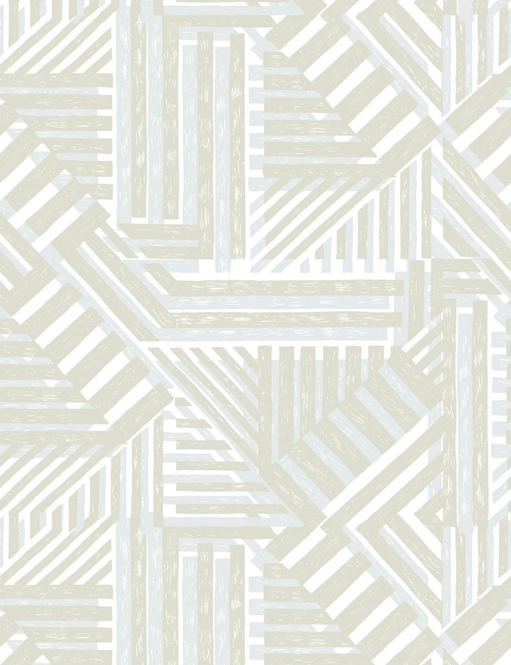 'Bloc' Wallpaper By Wallshoppe - Straw 6 'Bloc' Wallpaper By Wallshoppe - Straw - Image 4