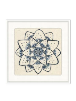 'Blue Talavera Tile Sierra' On Canvas By Nathan Turner Framed Art