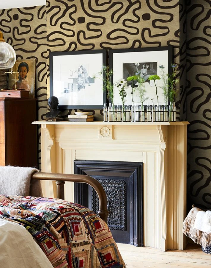 'Buka Patchwork' Wallpaper By Chris Benz - Burlap 4 'Buka Patchwork' Wallpaper By Chris Benz - Burlap - Image 2