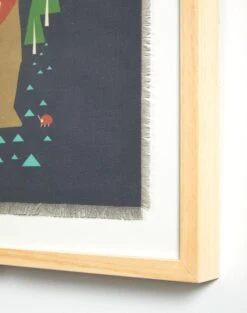 'Camping Bear' Framed Art By Tea Collection 7 'Camping Bear' Framed Art By Tea Collection -Wallpaper Store Camping Bear by Tea Collection Detail