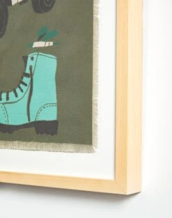 'Camping Gear' Framed Art By Tea Collection -Wallpaper Store Camping Gear by Tea Collection Detail