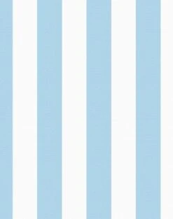 'Candy Stripe' Wallpaper By Wallshoppe - Baby Blue