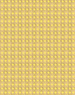 'Faux Caning' Wallpaper By Wallshoppe - Daffodil