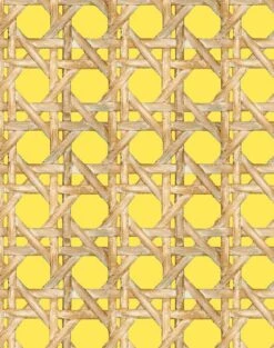 'Faux Caning' Wallpaper By Wallshoppe - Daffodil -Wallpaper Store Caning Daffodil detail ba4e855f 656d 4070 9508 028766724be7