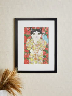 'Batty Is In Style' By Carly Beck Art Print