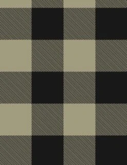 'Check Baby Check' Wallpaper By Wallshoppe - Black / Tan -Wallpaper Store CheckBabyCheck umber version2 7679fb50 6e13 4aab 8175 212b6c39f4f8