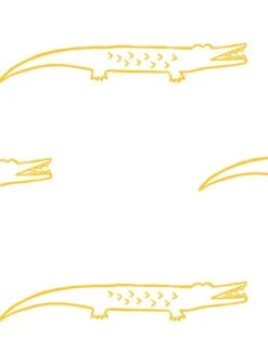 'Crocodile' Wallpaper By Tea Collection - Marigold -Wallpaper Store Crocodile Marigold detail 93c6a1a2 3434 4fc0 850b 09e966359336