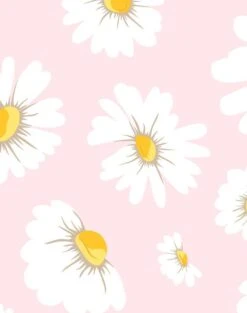 'Daisy Bloom' Wallpaper By Wallshoppe - Ballet Slipper -Wallpaper Store DaisyBloom Ballet Slipper detail 426d6927 cf05 41af 89ea 22fbc9a5d562