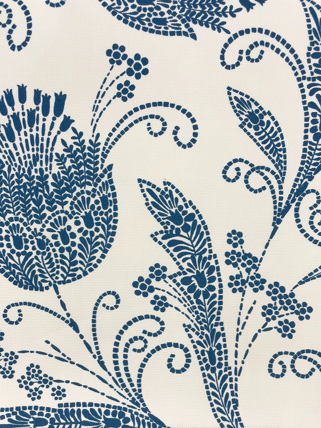 'Fabric By The Yard - Dear Prudence - Cadet Blue On Linen 7 'Fabric By The Yard - Dear Prudence - Cadet Blue On Linen - Image 5