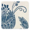 'Fabric By The Yard - Dear Prudence - Cadet Blue On Hopsack 1 'Fabric By The Yard - Dear Prudence - Cadet Blue On Hopsack -Wallpaper Store Dear Prudence Blue Hopsack Detail