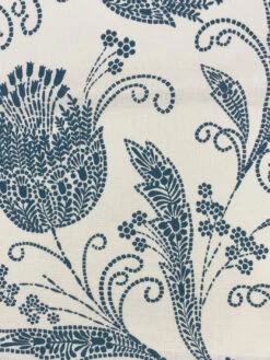 'Fabric By The Yard - Dear Prudence - Cadet Blue On Linen 9 'Fabric By The Yard - Dear Prudence - Cadet Blue On Linen -Wallpaper Store Dear Prudence Blue on Linen Design