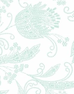 'Dear Prudence' Wallpaper By Wallshoppe - Mint -Wallpaper Store Dear Prudence web Mint detail f2409c03 2c5f 4683 a431 975ebbfc9a2b