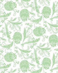 'Dear Prudence' Wallpaper By Wallshoppe - Green