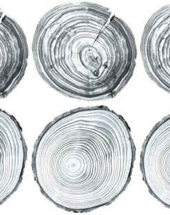 'Deux Bois' Wallpaper By Nathan Turner - Gray